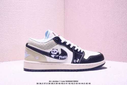 Air Jordan 1 Low Panda Low Black And White Red Aj1 Jordan 1 Generation Aj1 Joe 1
