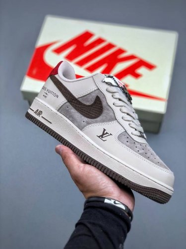 nike Air Force 1 07 Low Lv Co-Branded White And Gray Air Force One Classic Lo