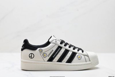 Company-Grade Adidas Originals Superstar Adidas Three-Leaf Clover Diy Series Low