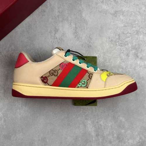 Local Core Private Gucci~~2025 Latest Color Matching Small Dirty Shoes Casual Sh