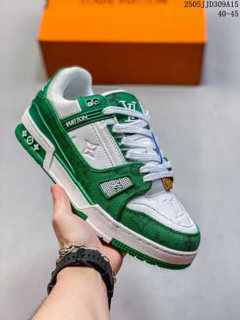 Company-Level New Lv Louis Vuitton Trainer Sneaker Low Casual Sports Culture All - Click Image to Close