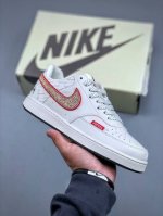 Welfare Special Nike Court Vision Low Stussy Joint Low-Top Versatile Breathable