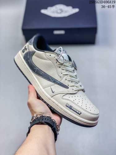 Overseas Hit Limited Sale Travis Scott X Fragment Design X Jordan Air Jordan 1 L
