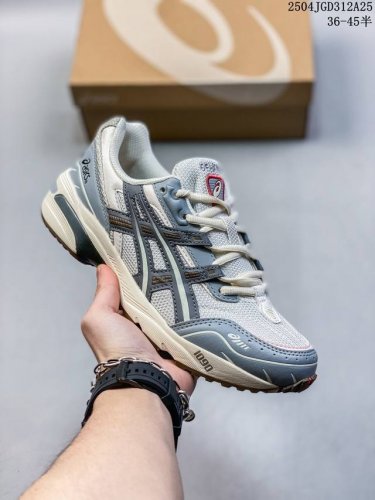 Genuine Label With Half Size Asics Men's And Women's Casual Shoes Gel- Retro Gra