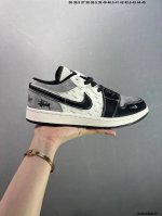 Corporate-Level Nike Air Jordan 1 Low Custom Color Matching Custom Aj Joint-High