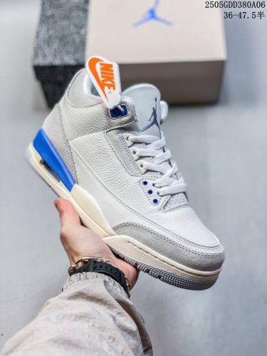 Company-Grade Nike Air Jordan 3 Retro Leather, Trendy, Slip-Resistant, Durable,