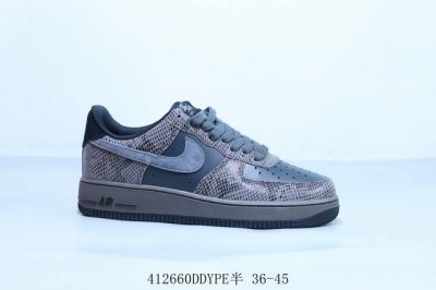 Nike Air Force 1 Af1 Nike Low-Top Air Force One Casual Sneakers Gray Item Number