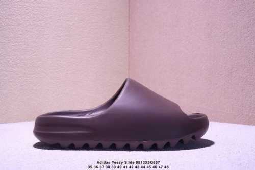 West X Adidas Yeezy Slide Glow Green Coconut Outdoor Style Beach Water-Resistant