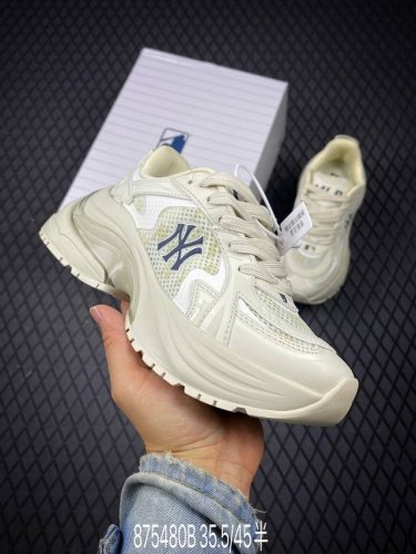 B Mlb Ny Printed Internet Celebrity Dad Shoes With 6Cm Inner Height Increase, Or