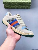 Gucci Distressed Screener Sneaker Gucci Dirty Shoes Series Official Synchronized