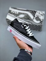 Vans Skate Rowan Pro Black And White Classic Versatile Lightweight Comfortable P