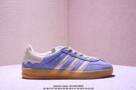Adidas Originals Gazelle Indoor Retro Three-Stripe Slip-Resistant Transparent Ru - Click Image to Close