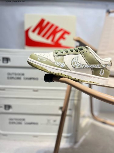 Nike Sb Dunk Low "Dior Joint" Anniversary High-End Custom Low-Top Casual Shoes C