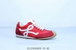 Loewe Ballet Runner Calfskin Round Toe Lace-Up Low-Top Waffle Series Lifestyle A