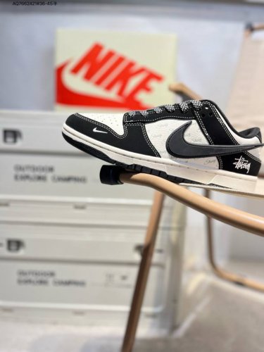 Nike Sb Dunk Low "Stussy Joint" Anniversary High-End Custom Low-Top Casual Shoes