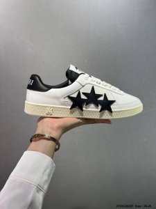 Corporate Amiri Pacific 2025S Leather Round Toe Lace-Up Low-Top Sneakers Are Mad
