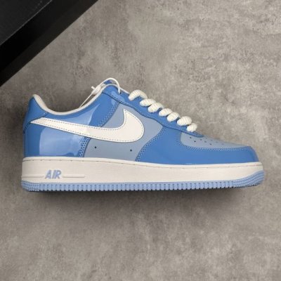 Local Core Private Nike Air Force 1 Low 07 White Blue Leather Low-Top Casual Spo