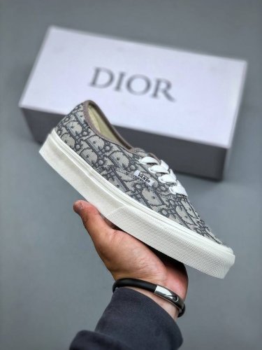vans X Dior Joint Slip-On High-Grade Gray Is Here To Report Vans Aut Dior Exc