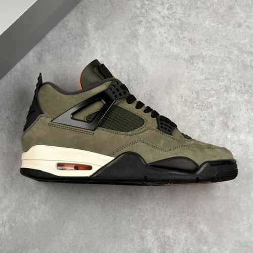 Local Core Private Undefeated X Air Jordan 4 Retro Replica Green Black Aj4 Jorda