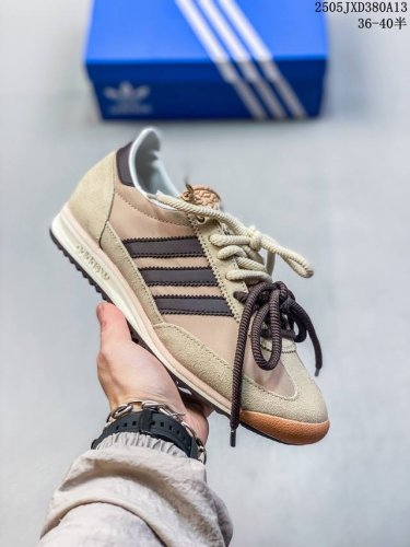 Ad Originals Gazelle Bold W Three-Leaf Clover Thick-Soled Casual Slip-Resistant
