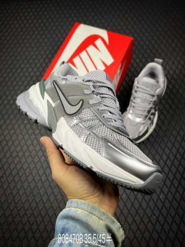 b Nike V2K Run Shock-Absorbing And Non-Slip Retro Low-Top Running Shoes Fd073