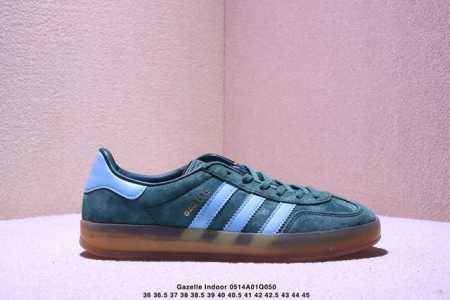 Adidas Originals Gazelle Indoor Retro Three-Leaf Clover Slip-Resistant Transpare - Click Image to Close