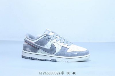 Nike Sb Dunk Low Pro Retro Low-Top Casual Sports Skateboard Shoes Stussy Joint P