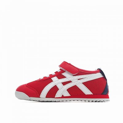 Onitsuka Tiger Mesh Single Buckle Children's Shoes 24-39 Onitsuka Tiger Embodies