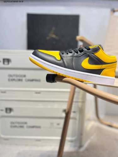 Company-Level First-Layer Leather Jordan Air Jordan 1 Low Aj1 Low-Top Series Bas