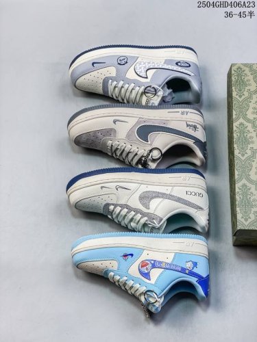Limited Sale Overseas! Company-Level Nike Air Force 7 Low "Stussy Co-Branded Zhu