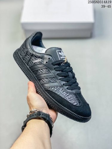 Adidas Samba Vegan Og Samba Series Gentleman Dexterity Crocodile Leather Footbal