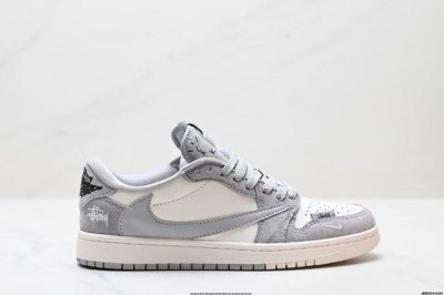 Company-Level Aj1 Inverted Hook Travis Scott X Air Jordan 1 "Reverse Mocha" Aj1