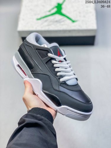 Air Jordan Aj4 Rm The Remake Version Of The Low-Top Retro Basketball Shoes In Bl