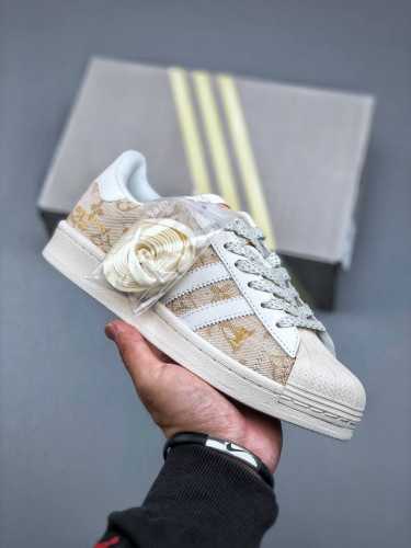 Adidas Originals Superstar X Louis Vuitton Platinum Uses A New Top-Layer Stitchi