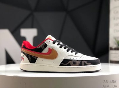Nike Court Vision Low-Top Versatile Breathable Casual Sports Shoes Combining Com