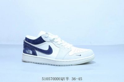 Jordan Air Jordan 1 Low Aj1 Jordan 1 Low-Top Retro Cultural Casual Sports Basket