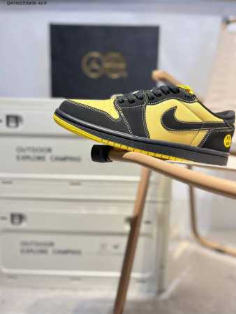 Company-Level First-Layer Leather Jordan Air Jordan 1 Low Aj1 Low-Top Series Bas - Click Image to Close