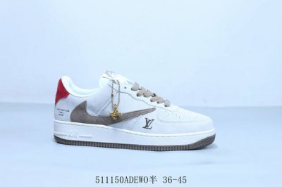 nike Air Force 1 Af1 Nike Low-Top Inverted Hook Lv Joint Air Force One Casual