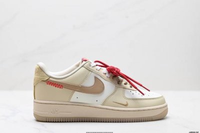 Authentic Nike Air Force 1 '07 Low-Top Casual Sports Sneakers. Featuring Soft, H
