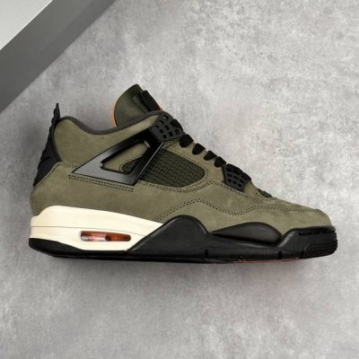 Local Core Private Undefeated X Air Jordan 4 Retro Replica Green Black Aj4 Jorda