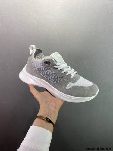 Dior B30 Dior Mesh Low-Top Sports Casual Shoes This Series Is Made Of Black Mesh