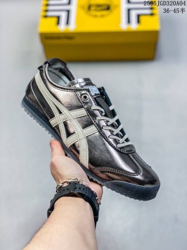 Onitsuka Tiger Mexico 66 Slip-On Retro Fashion Comfortable Breathable Leather Up