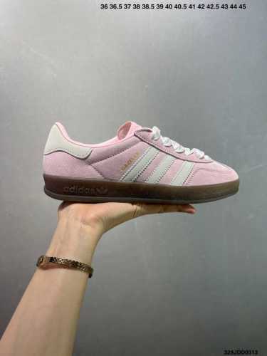 Adidas Originals Gazelle Indoor Retro Three-Leaf Clover Slip-Resistant Transpare