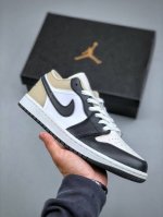 Authentic Version Air Jordan 1 Low Aj1 Cream White Low-Top Cultural Basketball S