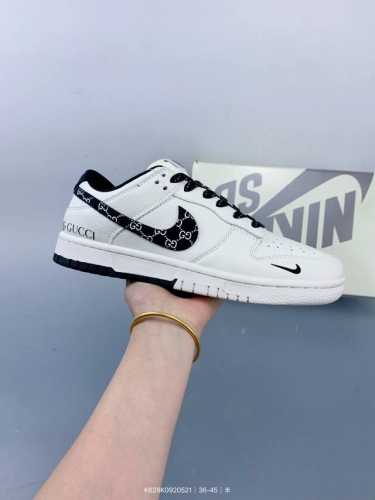 Corporate Nike Sb Dunk Low Gucci Co-Branded Beige Black Hook Anniversary High-En
