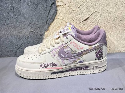 New Product Launch Real Shot Nike Air Force 1 Low Chanel Style Beige Denim Blue