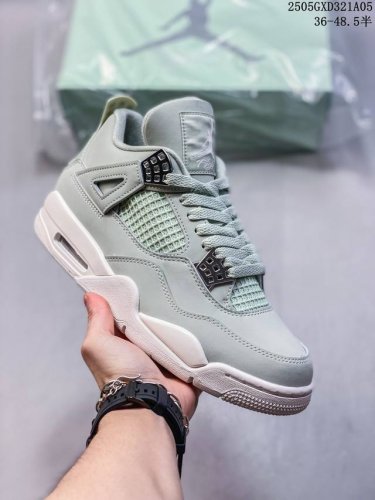 Fedition Air Jordan 4 Retro Net Mint Green, Authentic Factory Production. Air Jo