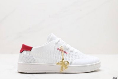 Authentic Calvin Klein Mesh Round-Toe Lace-Up Low-Top Sneakers Size: 40-45 Id: J
