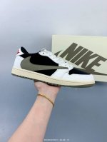 Genuine Nike Air Jordan 1 X Travis Scott Aj1 Inverted Hook Joe One Inverted Hook