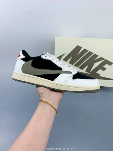 Genuine Nike Air Jordan 1 X Travis Scott Aj1 Inverted Hook Joe One Inverted Hook